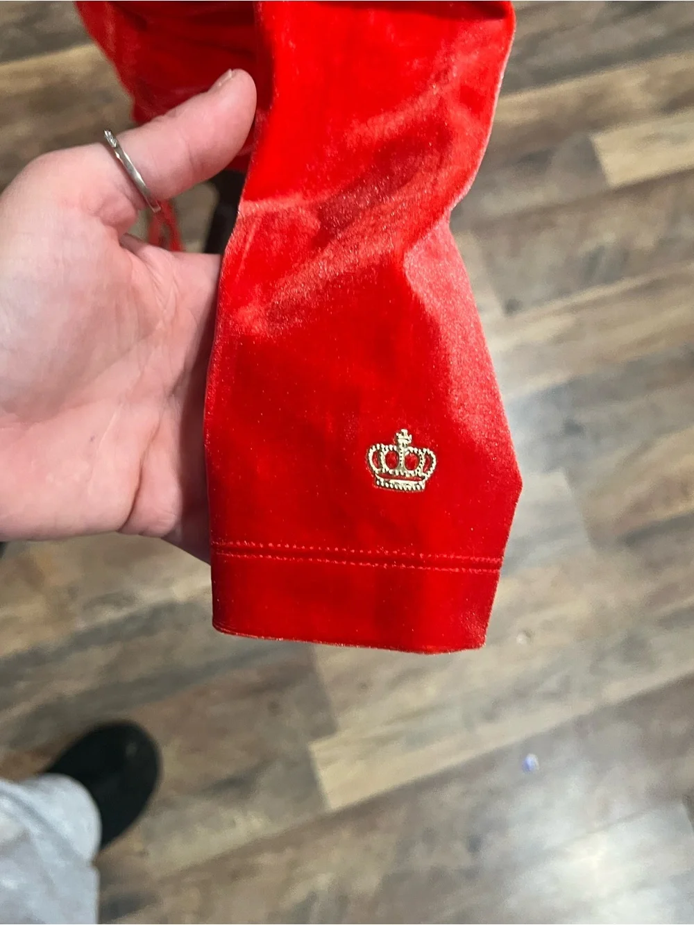 Juicy Couture Red Ruched Long-Sleeve Mini Dress